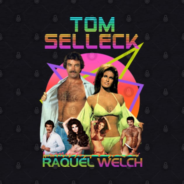 Raquel Welch and Tom selleck Sexy 80s by CrazyRich Bimasakti1'no11